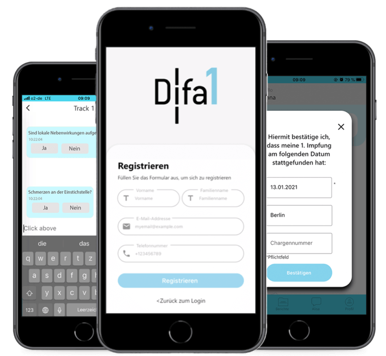 DIFA1 App Screenshots
